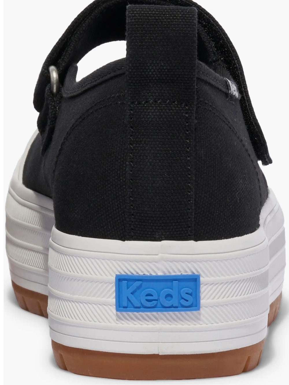 NEW Keds black canvas Maryjane platform sneakers size 6.5 - Picture 3 of 16